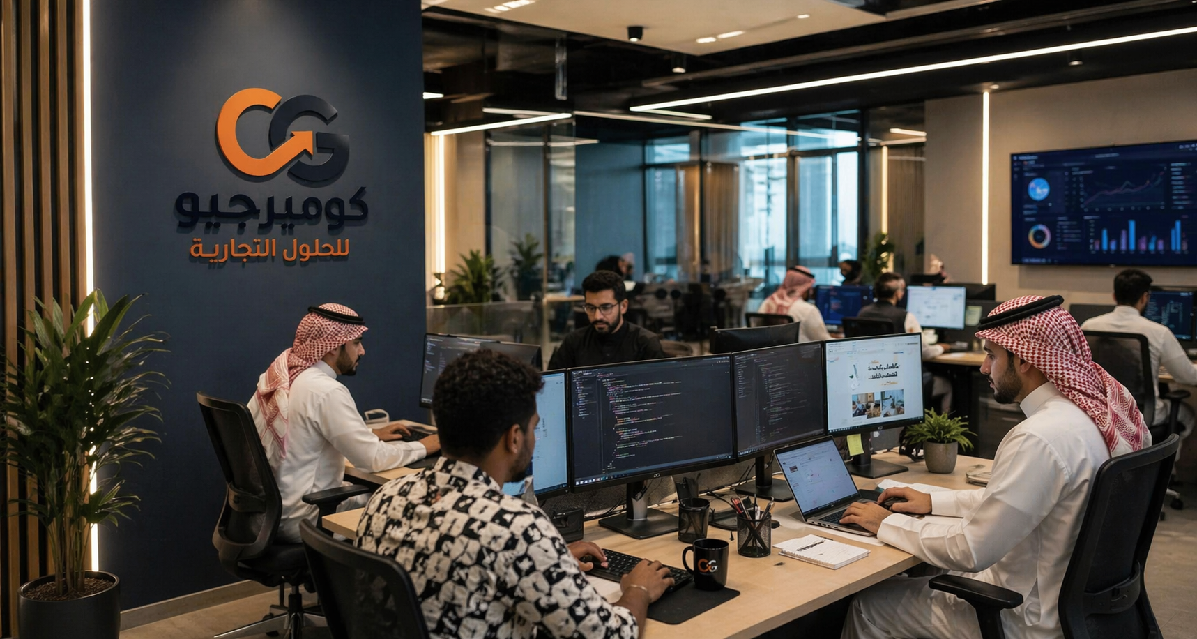 Commergio team at work